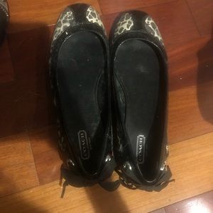 Coach Cheetah Flats